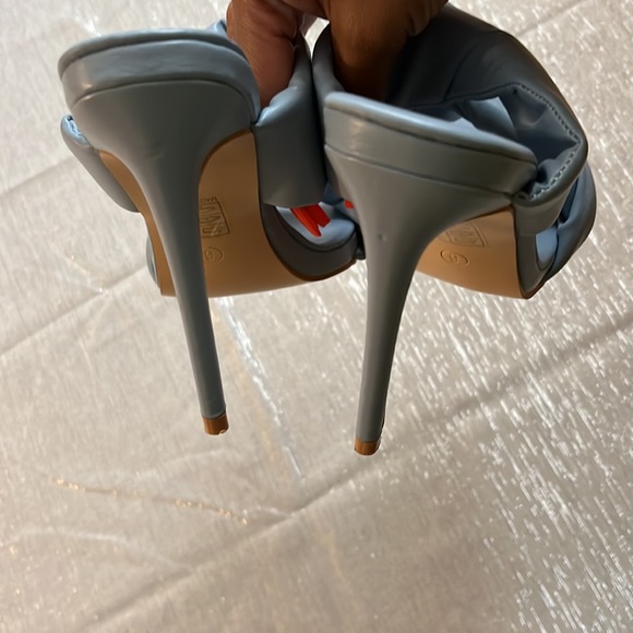 Public Desire Powder Blue Mules - Picture 4 of 4